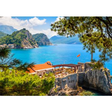 Lais Puzzle - Schöne mediterrane Landschaft - Stadt Petrovac, Montenegro - 100, 200, 500 & 1.000 Teile