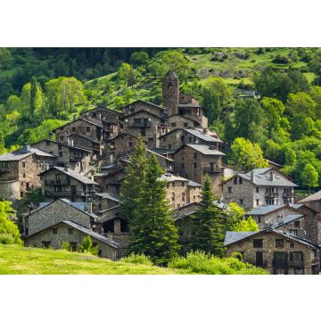 Lais Puzzle - Trockenes Steindorf auf einem Stufenhügel in Andorra - 100, 200, 500 & 1.000 Teile