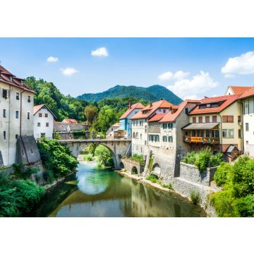 Lais Puzzle - Skofja Loka, Blick von einer Brücke, Slowenien - 100, 200, 500 & 1.000 Teile