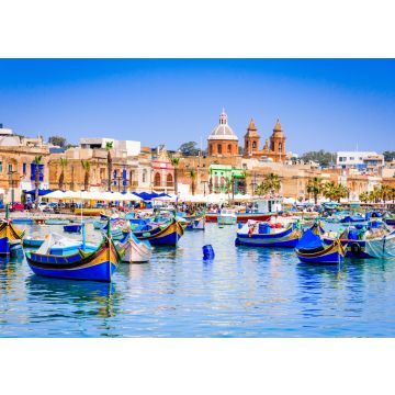 Lais Puzzle - Marsaxlokk, Malta - Luzzu-Boote - 100, 200, 500 & 1.000 Teile