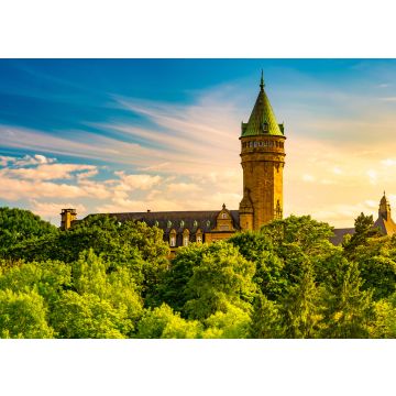 Lais Puzzle - Blick auf das Spuerkees, die staatliche Sparkasse und das Musee de la banque in Luxemburg - 100, 200, 500 & 1.000 Teile