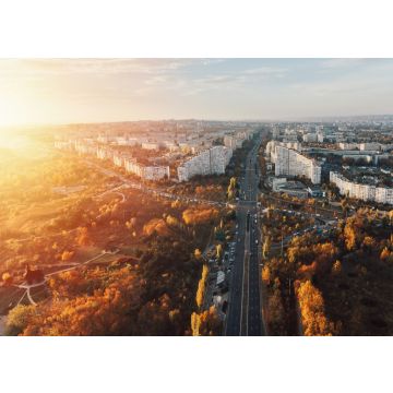 Lais Puzzle - Das Stadttor bei Sonnenuntergang - die schöne Stadt Chisinau aus der Höhe, Republik Moldau - 100, 200, 500 & 1.000 Teile