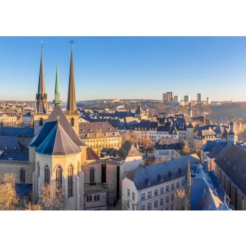 Lais Puzzle - Luftaufnahme von Luxemburg im Wintermorgen - 100, 200, 500 & 1.000 Teile