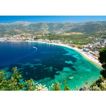 Lais Puzzle - schöne Aussicht auf Himare an der albanischen Riviera, Albanien - 100, 200, 500 & 1.000 Teile