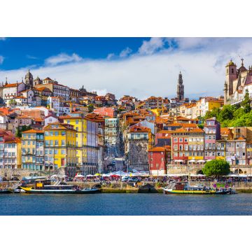 Lais Puzzle - Porto, Portugal Altstadt-Silhouette am Douro-Fluss - 100, 200, 500 & 1.000 Teile