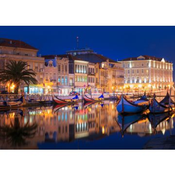 Lais Puzzle - Die Stadt Aveiro im Norden Portugals bei Nacht - 100, 200, 500 & 1.000 Teile