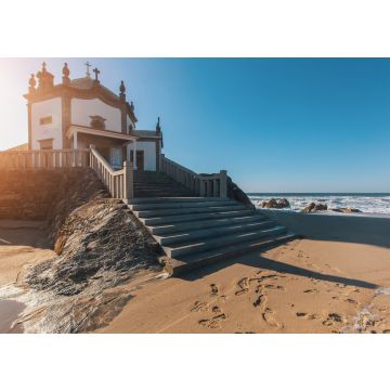 Lais Puzzle - Kapelle Senhor da Pedra am Miramar-Strand (Miramar Beach), Vila Nova de Gaia, Portugal - 100, 200, 500 & 1.000 Teile