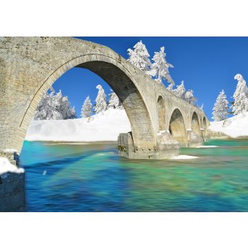 Lais Puzzle - Winter, traditionelle Brücke von Arta, Griechenland, Stein - 100, 200, 500 & 1.000 Teile
