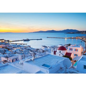 Lais Puzzle - Blick auf Mykonos-Stadt und die Insel Tinos in der Ferne, Griechenland - 100, 200, 500 & 1.000 Teile