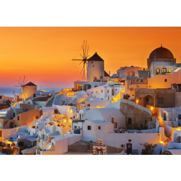 Lais Puzzle - Oia bei Sonnenuntergang, Santorin, Griechenland - 100, 200, 500 & 1.000 Teile