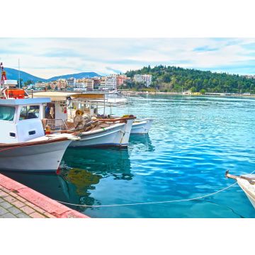 Lais Puzzle - Landschaft von Chalkis Euböa Griechenland - Chalkida verrücktes Wasserphänomen Symbol - 100, 200, 500 & 1.000 Teile