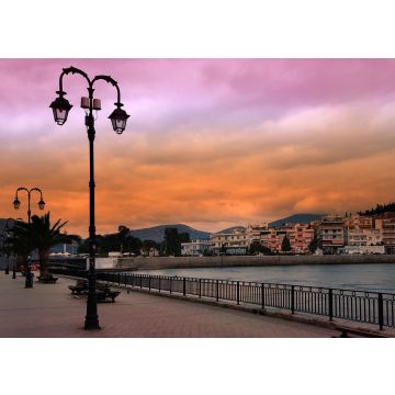 Lais Puzzle - Die Stadt Chalkida, Euböa, Griechenland mit dramatischem Himmel - 100, 200, 500 & 1.000 Teile