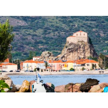 Lais Puzzle - Die Kirche des Dorfes Petra steht auf einem hohen Felsen auf der Insel Lesbos in Griechenland - 100, 200, 500 & 1.000 Teile