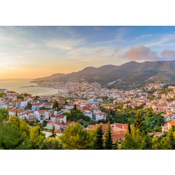 Lais Puzzle - Blick auf Samos-Stadt bei Sonnenuntergang, Insel Samos, Griechenland - 100, 200, 500 & 1.000 Teile