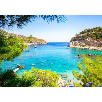 Lais Puzzle - Die malerische Anthony Quinn Bucht auf der Insel Rhodos, Mittelmeer, Griechenland - 100, 200, 500 & 1.000 Teile
