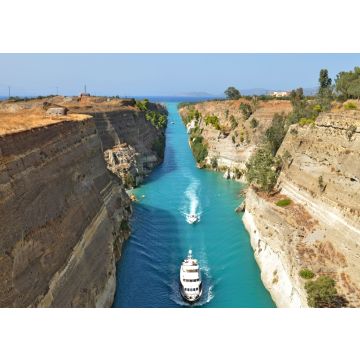 Lais Puzzle - Boote auf dem Kanal von Korinth in Griechenland - 100, 200, 500 & 1.000 Teile