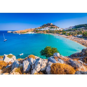 Lais Puzzle - Lindos, Akropolis auf Rhodos, Griechenland - 100, 200, 500 & 1.000 Teile