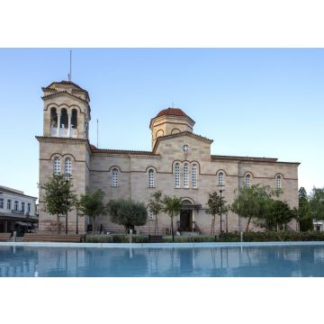 Lais Puzzle - Zentraler Platz in Argos, Griechenland . Blick auf den Platz des Heiligen Andreas (Agios Andreas), den Hauptplatz der Stadt Argos, Peloponnes, Griechenland - 100, 200, 500 & 1.000 Teile
