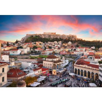 Lais Puzzle - Athen, Griechenland - Monastiraki-Platz und antike Akropolis - 100, 200, 500 & 1.000 Teile