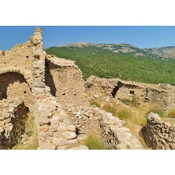 Lais Puzzle - Verfallene Gebäude im mittelalterlichen Dorf Anavatos, Insel Chios, Griechenland - 100, 200, 500 & 1.000 Teile