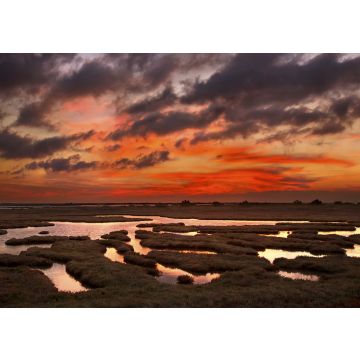 Lais Puzzle - Evros, Griechenland:  Sonnenuntergang im Delta des Flusses Evros, Thrakien, Griechenland. - 100, 200, 500 & 1.000 Teile