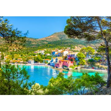 Lais Puzzle - Das malerische Dorf Assos auf der Insel Kefalonia, Griechenland - 100, 200, 500 & 1.000 Teile