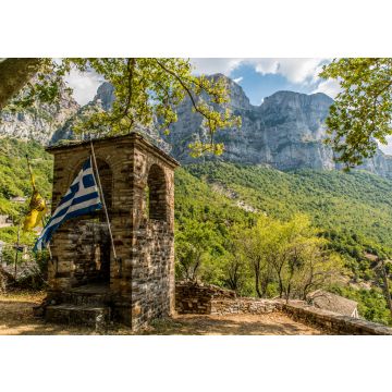Lais Puzzle - Glockenturm der Kirche von Taxiarchon im Dorf Micro Papingon, Ioannina, Griechenland - 100, 200, 500 & 1.000 Teile