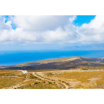 Lais Puzzle - Kleine orthodoxe Kapelle im Hochland der griechischen Kykladeninsel Andros mit der Insel Euböa im Hintergund - 100, 200, 500 & 1.000 Teile