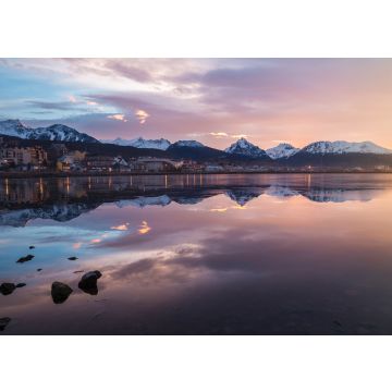 Lais Puzzle - Überblick über die Stadt Ushuaia in Argentinien bei Sonnenaufgang. - 100, 200, 500, 1.000 & 2.000 Teile