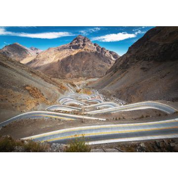 Lais Puzzle - Serpentinenstraße im Andengebirge zwischen Santiago de Chile und Mendoza, Argentinien - 100, 200, 500, 1.000 & 2.000 Teile