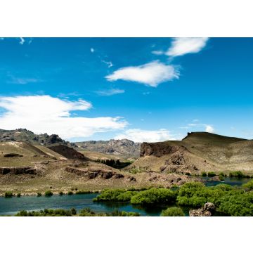 Lais Puzzle - Bewölkte Berglandschaft mit dem Fluss Limay in Neuquen, Patagonien, Argentinien - 100, 200, 500, 1.000 & 2.000 Teile
