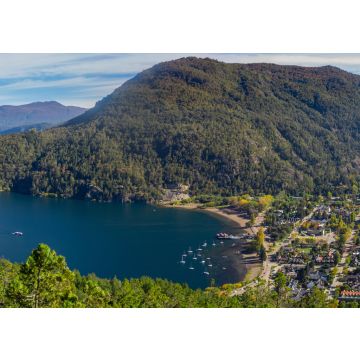 Lais Puzzle - Panoramablick auf die Stadt San Martín de los Andes und den See Lácar - Patagonien - Neuquén - Argentinien - 100, 200, 500, 1.000 & 2.000 Teile