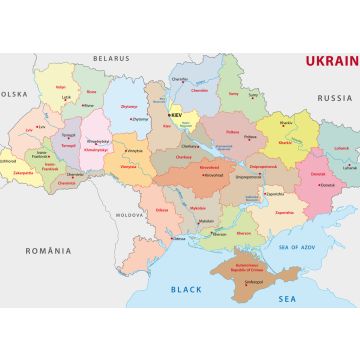 Lais Puzzle - Ukraine Administrativ Verwaltungsgliederung - 100, 200, 500, 1.000 & 2.000 Teile
