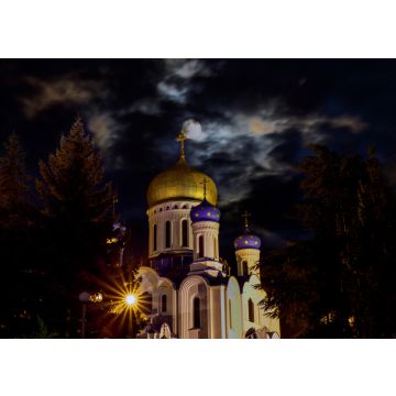 Lais Puzzle - Kuppel der orthodoxen Kathedrale des Heiligen Kreuzes in Uzhgorod, Ukraine. Uschhorod Griechisch-Katholische Kathedrale - 100, 200, 500, 1.000 & 2.000 Teile