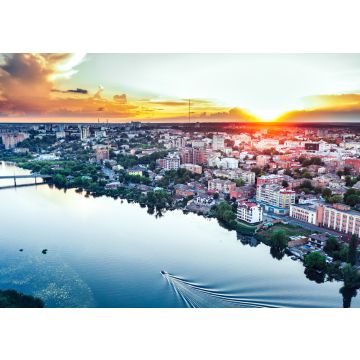 Lais Puzzle - Winnyzja Ukraine Stadtbild Blick auf den Fluss South Bug Skyline - 100, 200, 500, 1.000 & 2.000 Teile