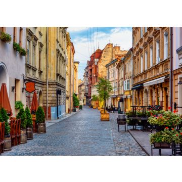 Lais Puzzle - Eine Straße in der historischen Altstadt von Lviv, Ukraine - 100, 200, 500, 1.000 & 2.000 Teile