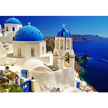 Lais Puzzle - schöne Santorini-Ansicht der Caldera mit Kirchen - 100, 200, 500 & 1.000 Teile