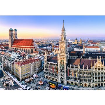 Lais Puzzle - Panorama München Innenstadt im Abendlicht - 100, 200, 500 & 1.000 Teile