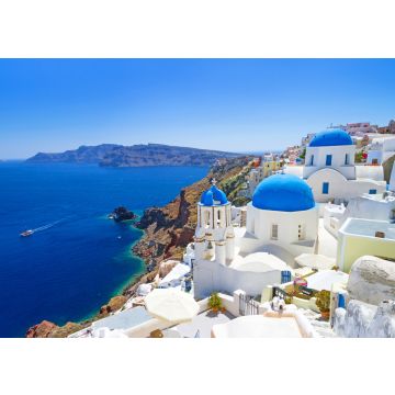 Lais Puzzle - Weiße Architektur des Dorfes Oia auf der Insel Santorin, Griechenland - 100, 200, 500 & 1.000 Teile