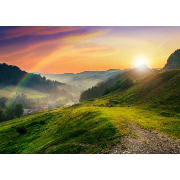 Lais Puzzle - Berghang in der Nähe des Dorfes im Morgennebel - 100, 200, 500 & 1.000 Teile
