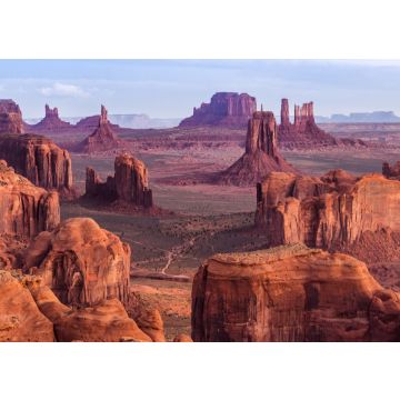 Lais Puzzle - Sonnenaufgang in Hunts Mesa navajo stammesgeschichtlicher Majestät in der Nähe von Monument Valley, Arizona, USA - 100, 200, 500 & 1.000 Teile