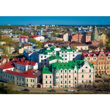 Lais Puzzle - Viborg alte Stadt Luftaufnahme - 100, 200, 500 & 1.000 Teile