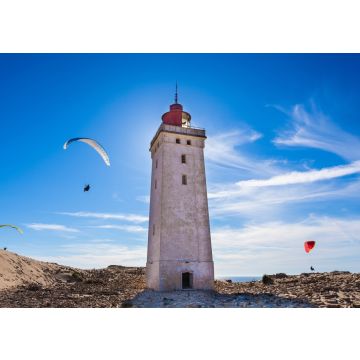 Lais Puzzle - Gleitschirmflieger am versandeten Leuchtturm Rubjerg Knude - 100, 200, 500 & 1.000 Teile
