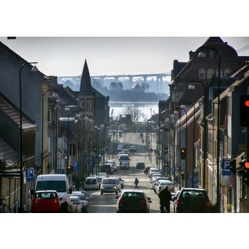 Lais Puzzle - Blick von oben über Fredericia, Dänemark, an einem schönen kalten Wintertag - 100, 200, 500 & 1.000 Teile