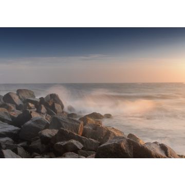 Lais Puzzle - Sturmwellen der Nordsee im morgendlichen Sonnenlicht, Lønstrup, Nordjylland (Nordjütland) in Dänemark - 100, 200, 500 & 1.000 Teile