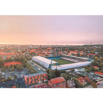 Lais Puzzle - Das Stadion von Aalborg bei Sonnenaufgang - 100, 200, 500 & 1.000 Teile