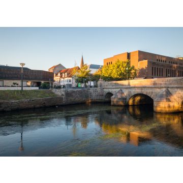 Lais Puzzle - Vejle Stadtzentrum mit Brücke und Vejle-Fluss in Vejle, Dänemark - 100, 200, 500 & 1.000 Teile