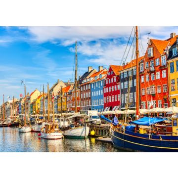 Lais Puzzle - Kopenhagen, ikonischer Blick. Berühmte alte Nyhavn Hafen im Zentrum von Kopenhagen, Dänemark im Sommer sonnigen Tag - 100, 200, 500 & 1.000 Teile