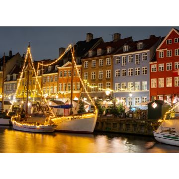 Lais Puzzle - Nyhavn, Kopenhagen in weihnachtlicher Illumination - 100, 200, 500 & 1.000 Teile