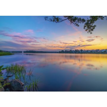 Lais Puzzle - Sonnenuntergang über dem See - Silkeborg - 100, 200, 500 & 1.000 Teile
